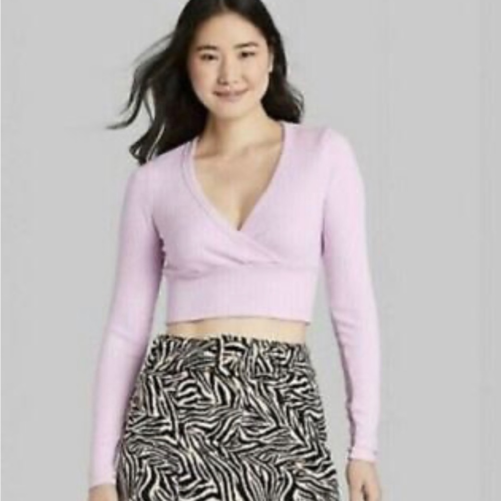 Women's Long Sleeve Cozy Tiny Top T-Shirt